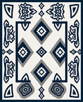 Geometric Tribal Inspired Pattern Rug