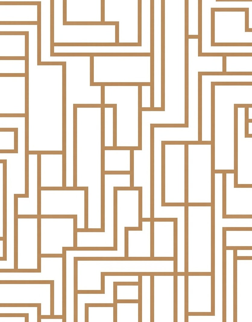 Modern Line Geometric Pattern Rug