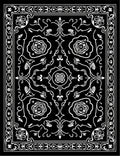 Vintage Floral Arabesque Design Rug