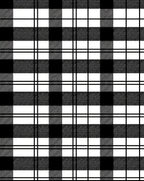 Classic Black White Checkered Pattern Rug