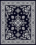Ancint Floral White Pattern Rug