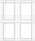 Modern Grid Geometric Pattern Design Rug