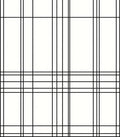 Monochrome Classic Tartan Pattern Rug