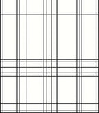 Monochrome Classic Tartan Pattern Rug