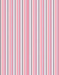 Soft Pink White Gray Stripe Pattern Rug