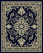 Ornate Mandalas And Swirls Design Rug
