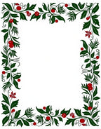 Botanical Red Berry Vine Pattern Rug