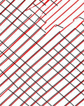 Bold Red And Black Grid Pattern Rug