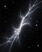 Cosmic Lightning Branch Pattern Rug