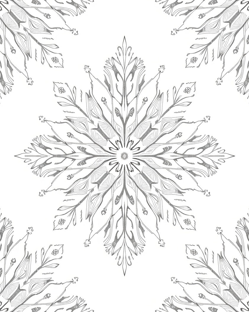 Intricate Floral Mandala Motif Rug