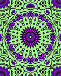 Intricate Symmetrical Mandala Pattern Rug