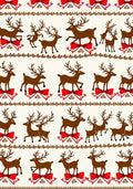 Christmas Theme Deer Pattern Rug