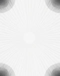 Abstract Sunburst Linear Pattern Rug