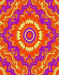 Psychedelic Swirls Mandala Style Rug