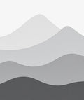 Subtle Layered Gray Hill Design Rug