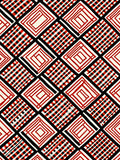 Bold Geometric Diamond Pattern Rug