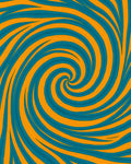 Energetic Swirl Pattern Rug