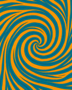Energetic Swirl Pattern Rug