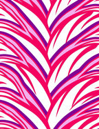 Vibrant Zebra Stripe Pattern Rug