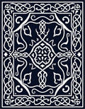 Intricate Celtic Knot Inspired Design Rug