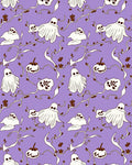 Playful Ghost Pumpkin Pattern Rug