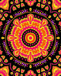 Vibrant Mandala Patterned Rug