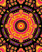 Vibrant Mandala Patterned Rug
