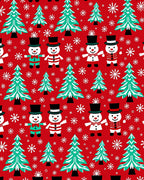 Holiday Snowmen Christmas Trees Rug