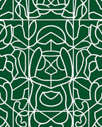 Organic Abstract Geometric Lines Rug