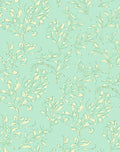 Delicate Pastel Leaf Pattern Rug