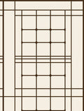 Modern Geometric Grid Pattern Rug