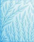 Light Blue Feather Pattern Design Rug