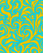 Sunny Swirls Leafy Trails Rug