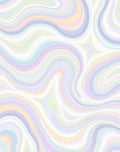 Pastel Wavy Swirl Rug
