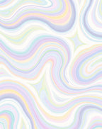 Pastel Wavy Swirl Rug