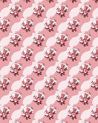 Pink Seashells Pattern Rug