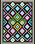 Bright Diamond Patterned Geometric Design Rug