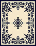 Ornate Floral Classic Pattern Rug