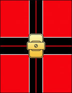 Bold Red Black Gold Plaid Rug