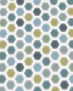 Geometric Hexagon Pattern Rug