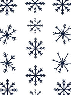 Winter Snowflake Pattern Design Rug