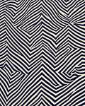Optical Illusion Zigzag Stripe Pattern Rug