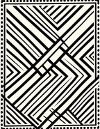 Bold Black White Diagonal Geometric Rug