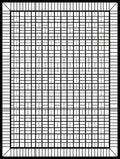 Monochromatic Abstract Grid Pattern Rug