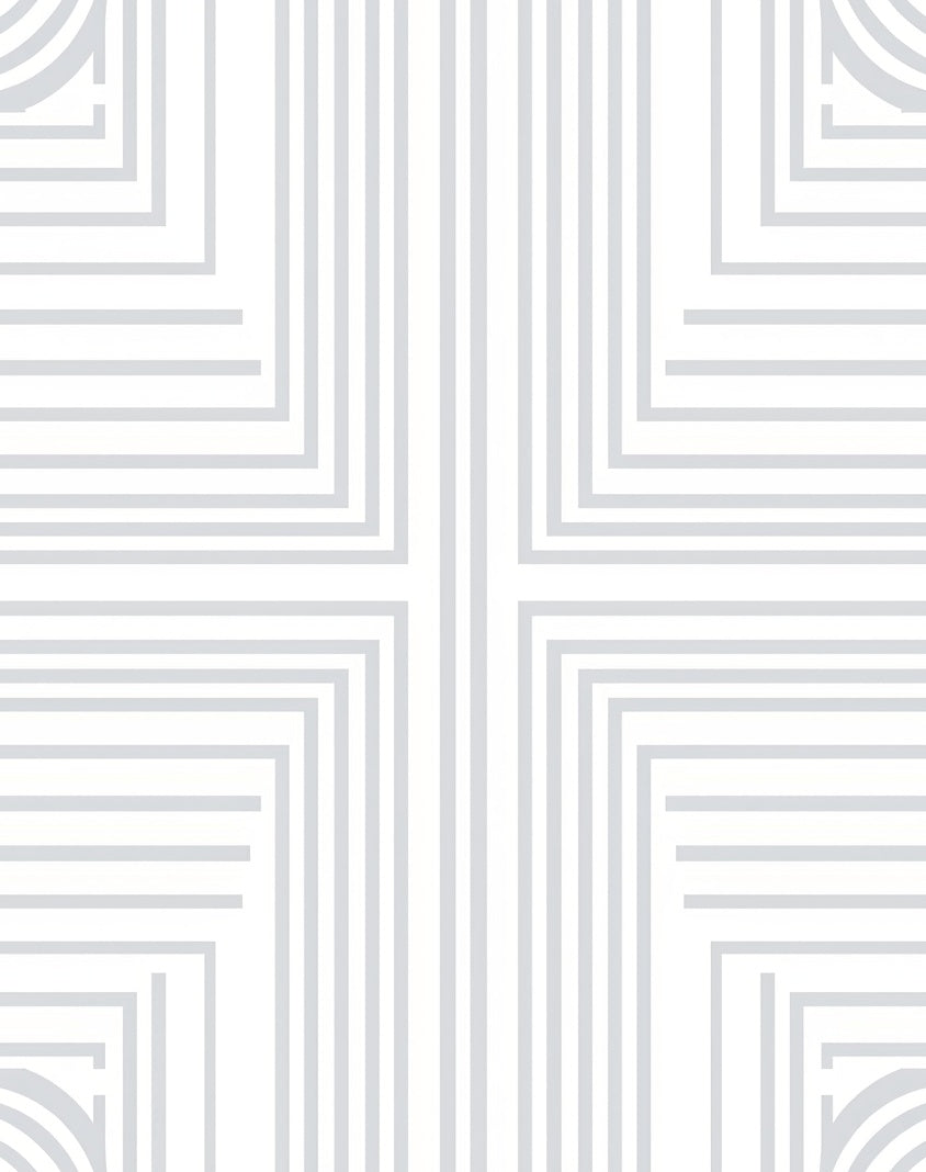 Modern Geometric Lines Pattern Rug
