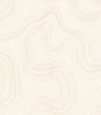 Cream Organic Contour Line Rug