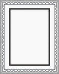 Monochromatic Geometric Border Rug