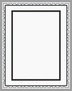 Monochromatic Geometric Border Rug