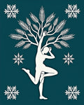 The Dancer Tree Snowflake Design Rug