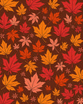 Autumn Maple Leaf Pattern Design Rug